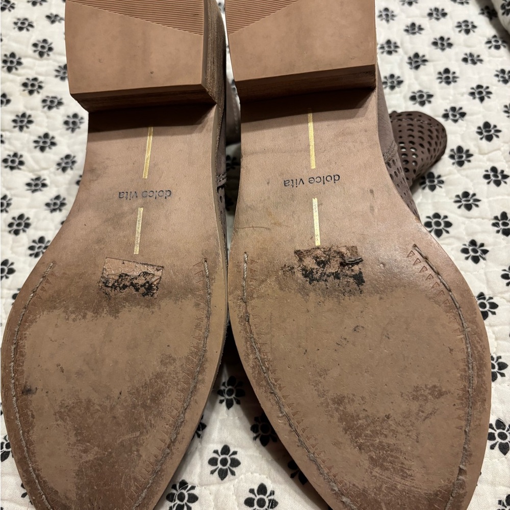 Dolce Vita Tan Leather Bootie  size 8 - Picture 4 of 7